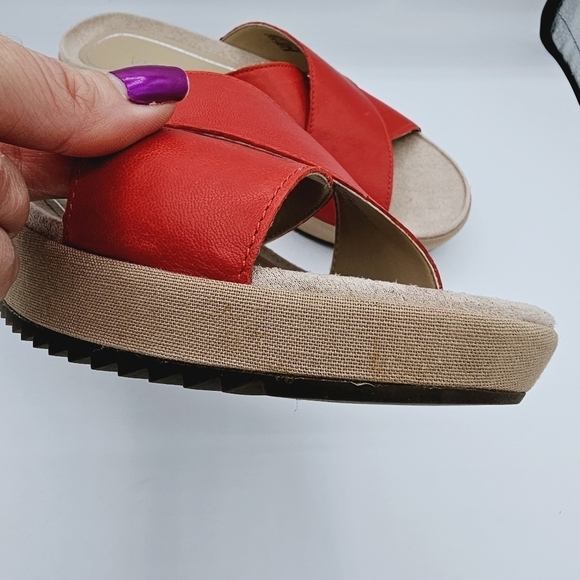 Vionic Hayden Cherry Platform Slide Comfort Sandals - Picture 6 of 12